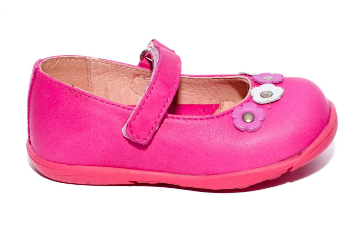 Balerini din piele Candy Roz PJ Shoes [2]