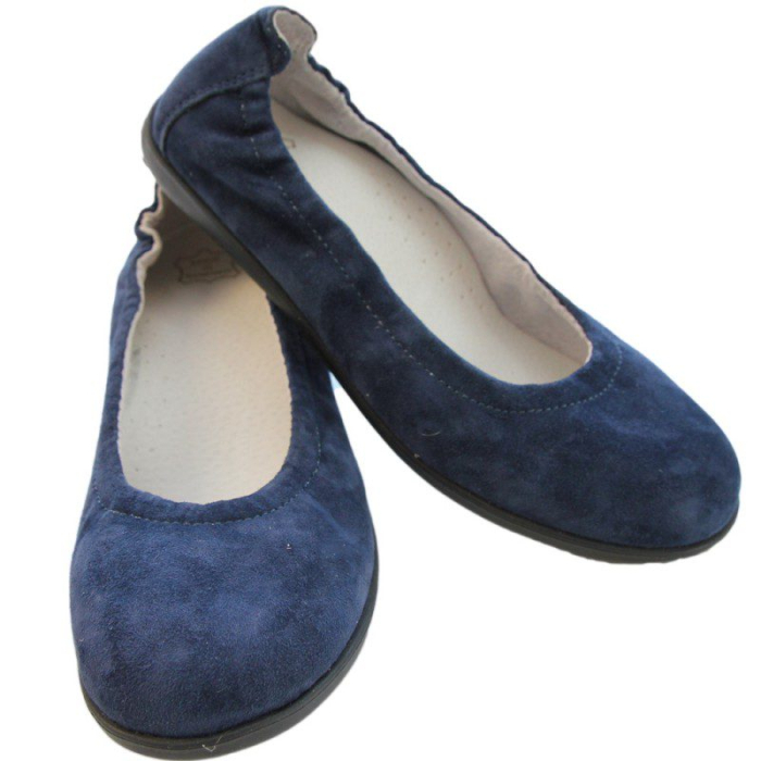 Balerini fete piele AMMA blu [2]