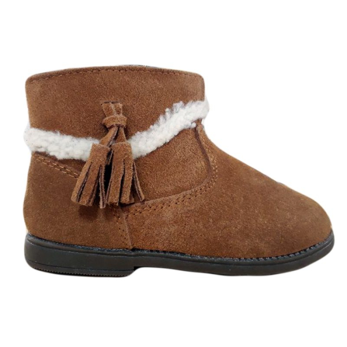 Cizme copii din piele intoarsa camel 20-25 [1]