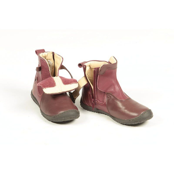 Cizme copii piele Norma bordo Pj Shoes [1]