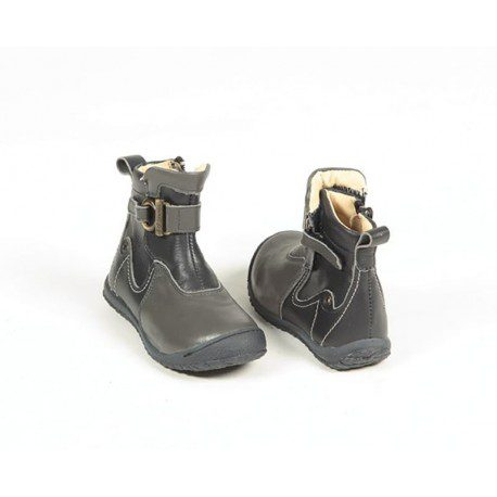 Cizme copii piele Norma gri Pj Shoes [1]