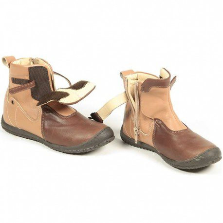 Cizme copii piele Norma maro Pj Shoes [1]