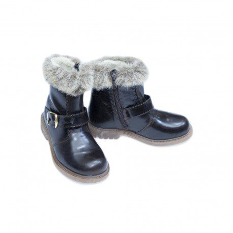 Cizme fete piele maro Tino 2752 [1]