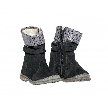 Cizme fetite piele Lilly negru Pj shoes [1]