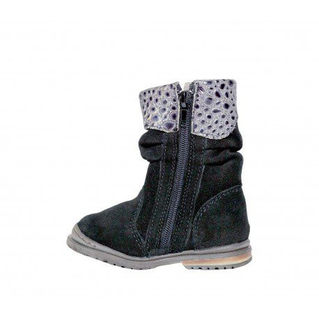 Cizme fetite piele Lilly negru Pj shoes [2]