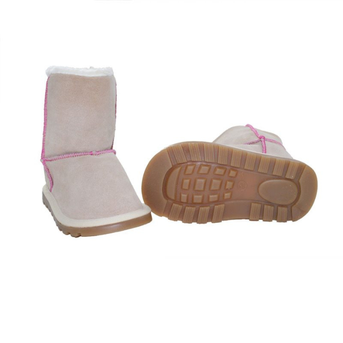 Cizme tip Ugg copii Milano bej Pj Shoes [2]