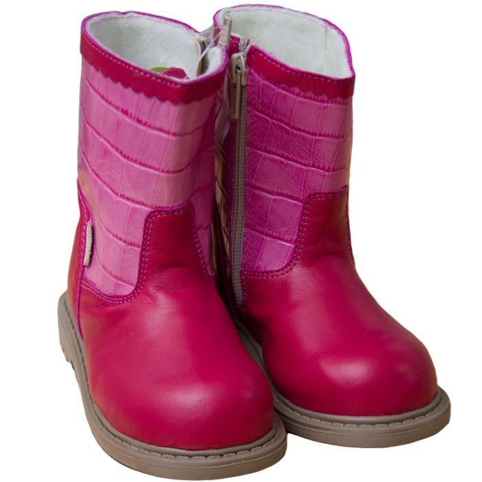 Cizmulite copii din piele naturala fuxia Tino [1]