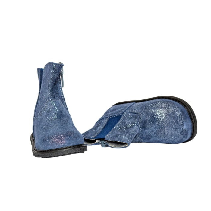 Cizmulite copii piele Leyla blu Pj Shoes [2]