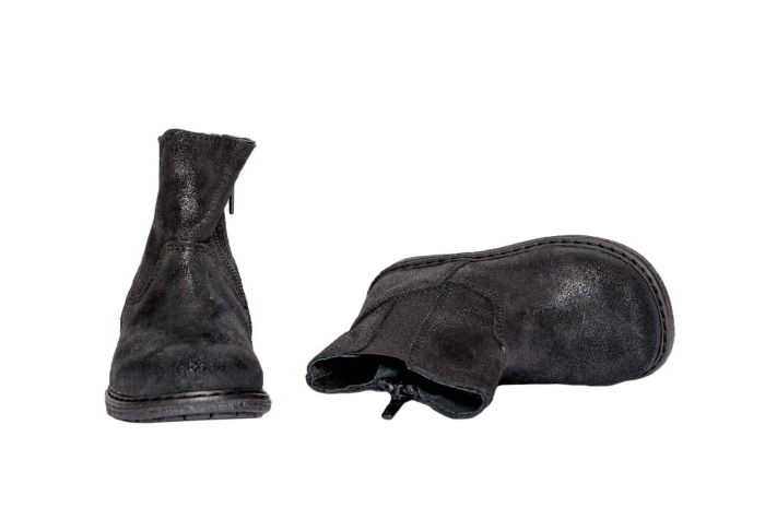 Cizmulite copii piele Leyla negru Pj Shoes [4]