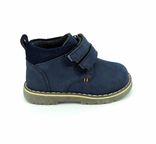 Ghete Copii din Piele Bleumarin/ Camel [6]