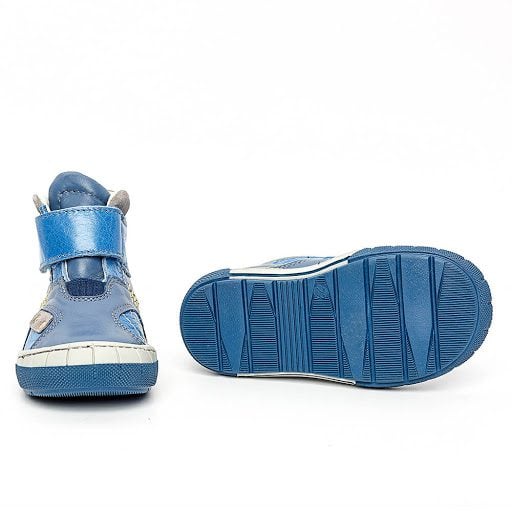 Ghete copii din piele Rusia blu [4]
