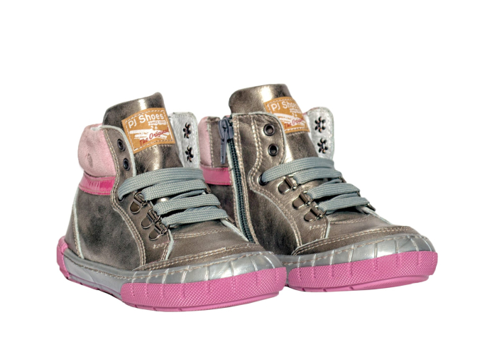 Ghete copii piele KID Silver [1]