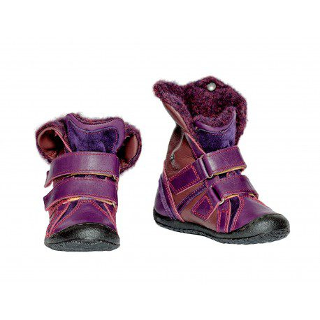Ghete fete piele Pj Shoes JULIA mov [2]
