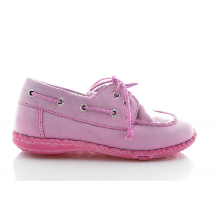 Mocasini fete piele fucsia [3]