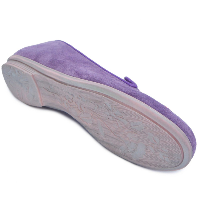 Pantofi balerini fete PJ Shoes Angel mov [2]