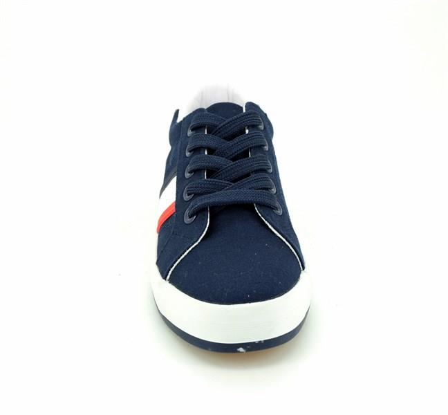 Pantofi casual cu siret bleumarin/rosu/alb [4]
