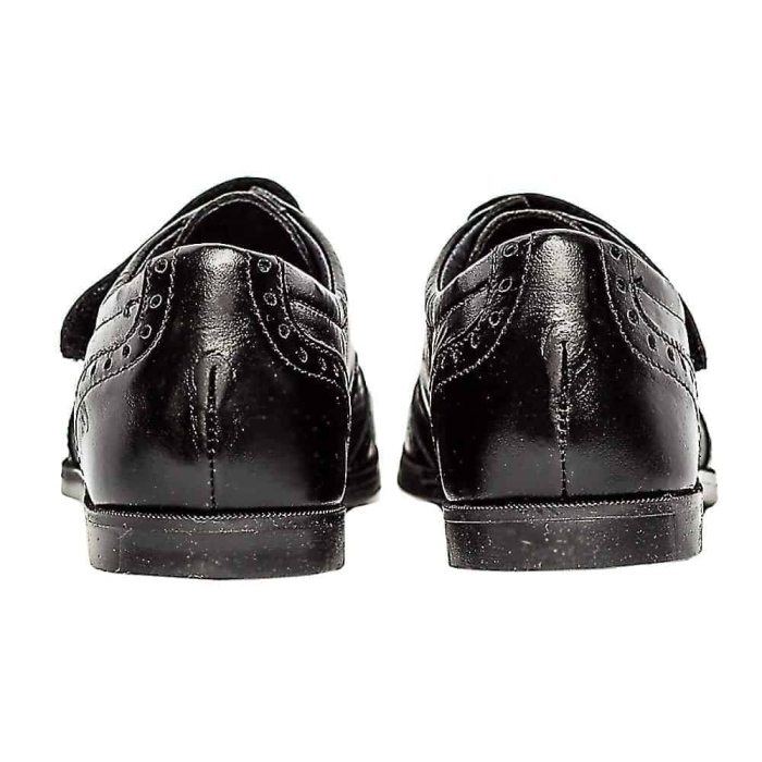 Pantofi copii scoala piele Frigerio 02 negru cu arici [3]