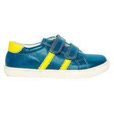 Pantofi copii sport Pj Shoes Skate turcoaz galben [2]