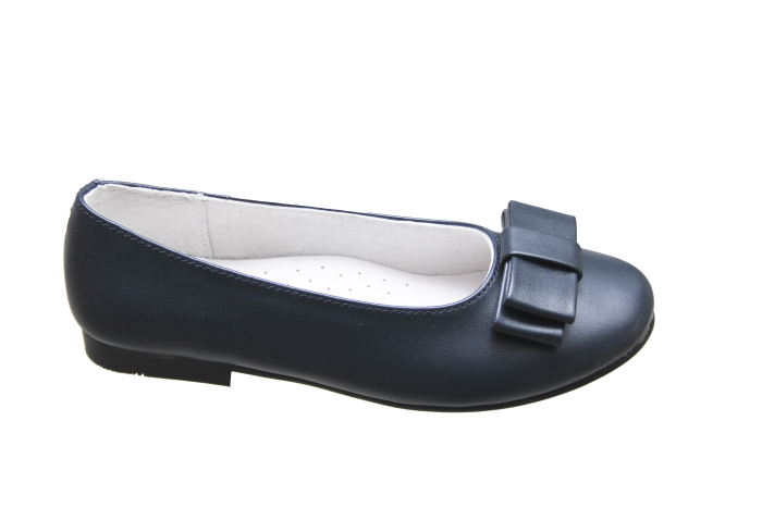 Pantofi fete bleumarin din piele naturala [1]