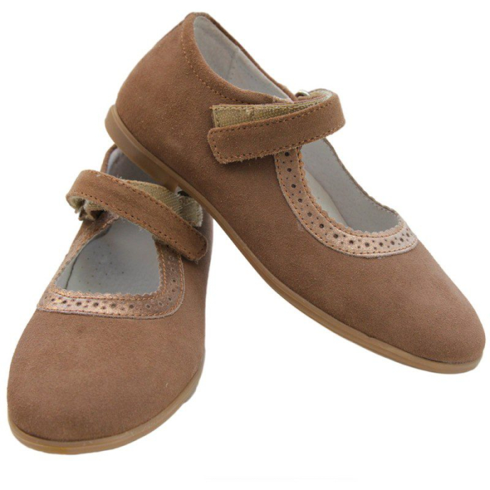 Pantofi fete piele Amma bej [2]