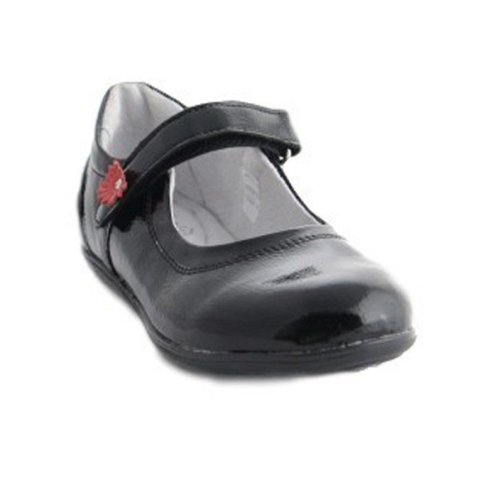 Pantofi fete piele negru lac [1]