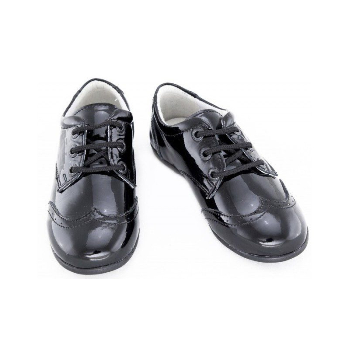 Pantofi piele copii lac nero [1]
