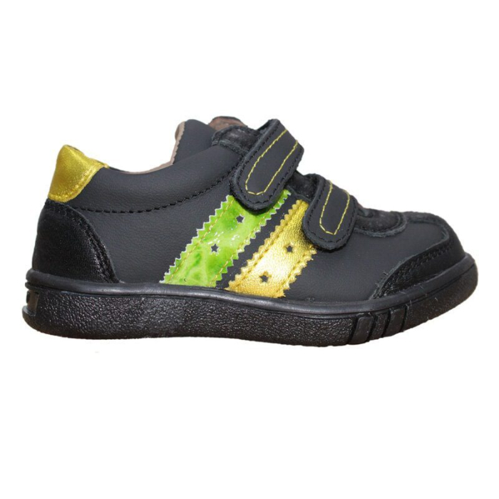 Pantofi Sport copii negri din piele naturala [1]