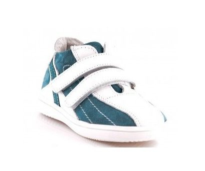 Pantofi Sport Copii din piele alb turcoaz [1]