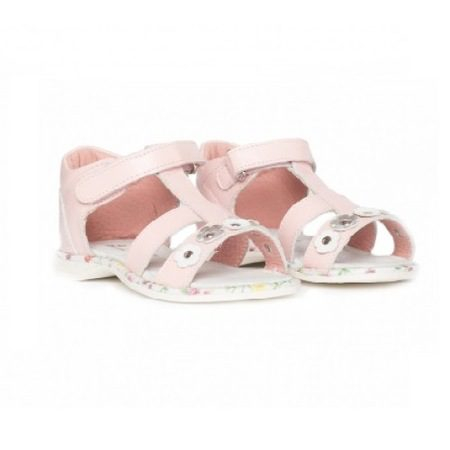 Sandale din piele Eva PJ Shoes Roz [1]