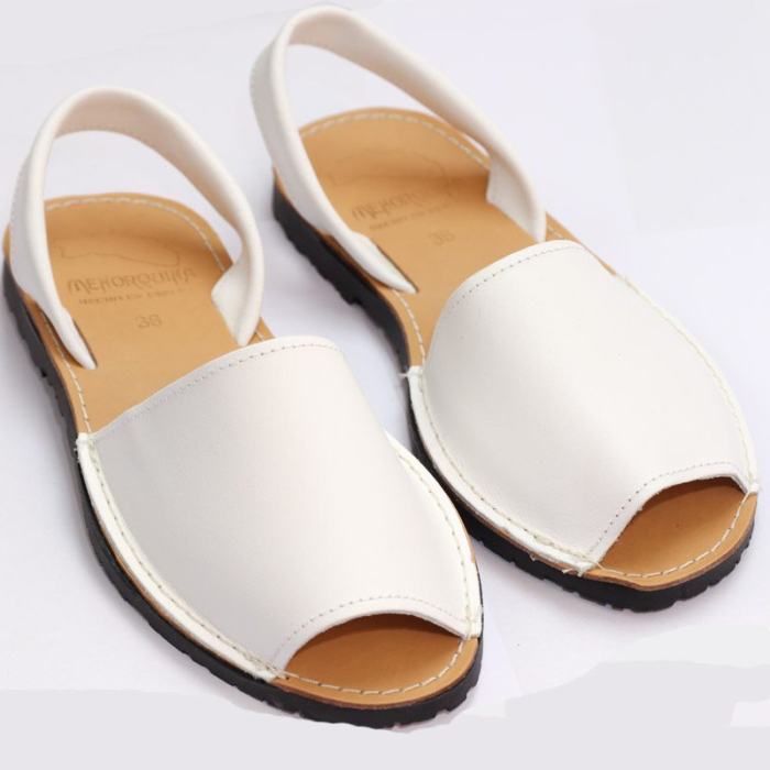 Sandale din piele naturala albe 36-41 [2]