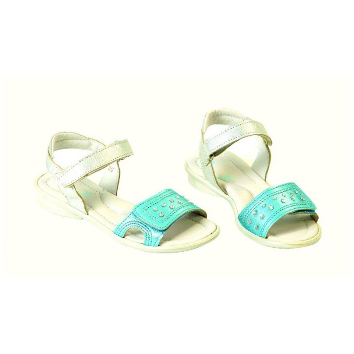 Sandale fete piele Anna bleu [1]