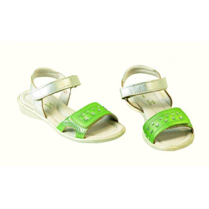 Sandale fete piele Anna verde [1]