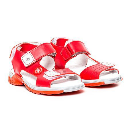 Sandale piele baieti Roy Rosu Pj Shoes [1]
