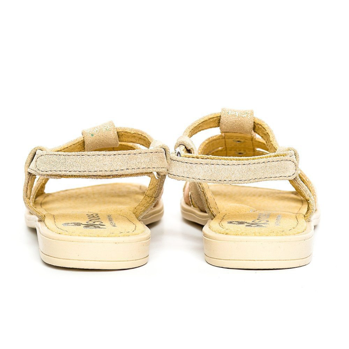Sandale piele fete Gladiator Bej PJ Shoes [2]