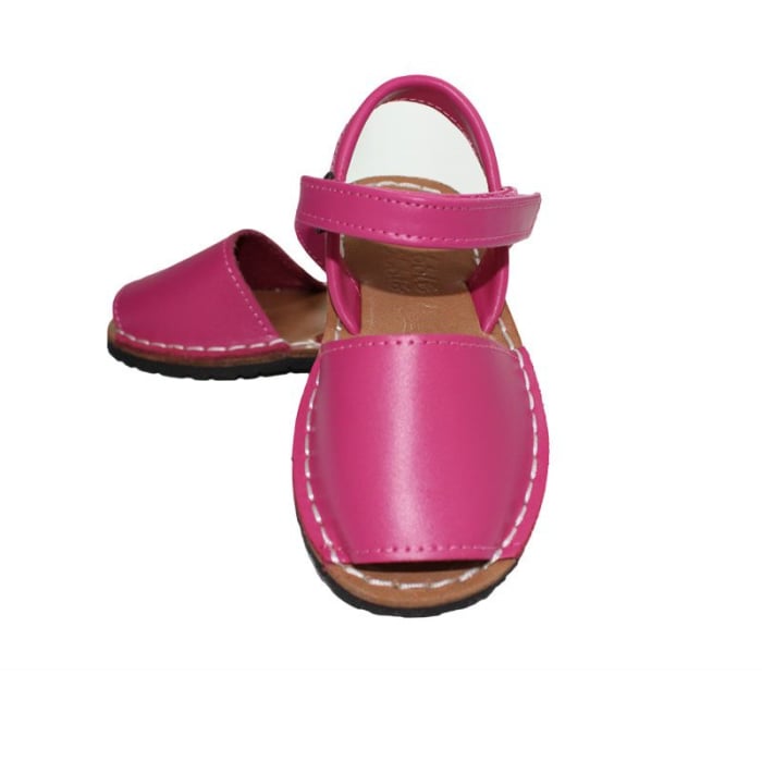 Sandalute copii din piele naturala fuxia [1]