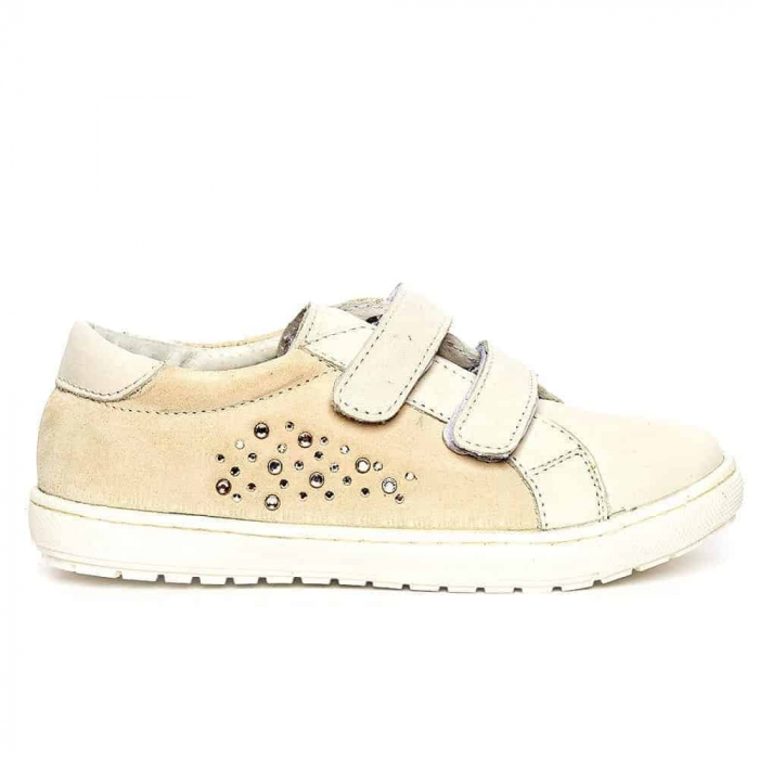 Tenisi copii Skate bej sparkle [1]
