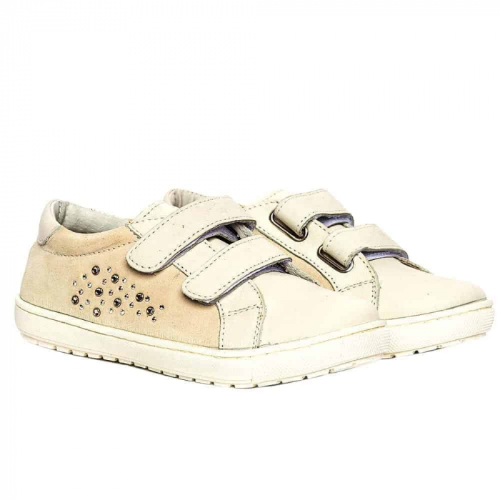 Tenisi copii Skate bej sparkle [2]