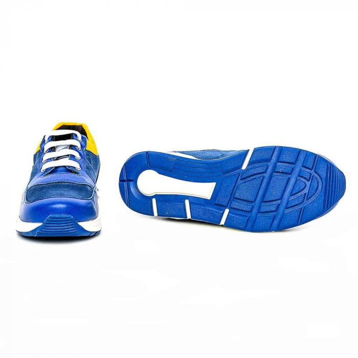 Tenisi pentru copii din piele Horia Blu [3]