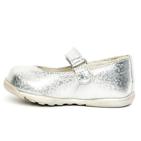Balerini din piele Candy Argintiu PJ Shoes [1]