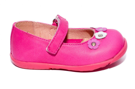 Balerini din piele Candy Roz PJ Shoes [1]