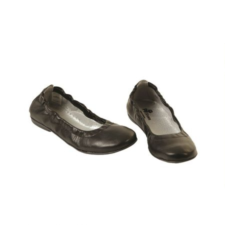 Pantofi si Balerini - Balerini din piele Elisa negru Pj Shoes