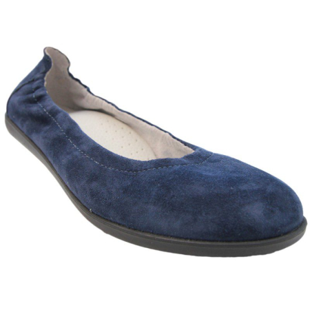 Pantofi si Balerini - Balerini fete piele AMMA blu