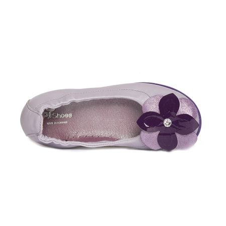 Balerini fete piele Lara Pj Shoes mov deschis [2]