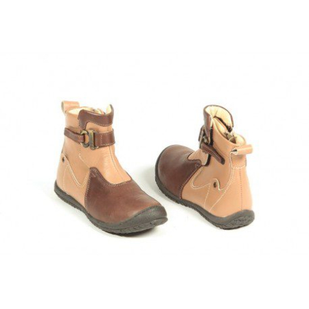 Cizme copii piele Norma maro Pj Shoes [1]