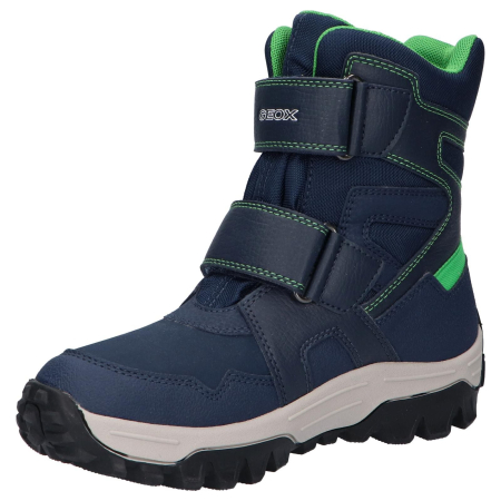 Cizme de zăpadă Geox J Himalaya B Wpf Navy/Green [2]
