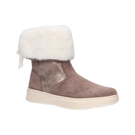 Pentru Mamici - Cizme fete Geox J Discomix G.Beige
