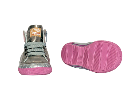 Ghete copii piele KID Silver [4]