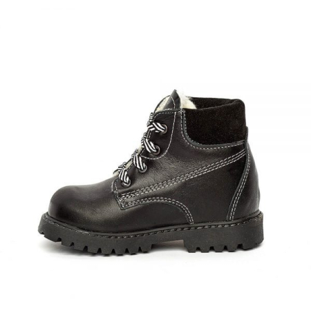 Ghete copii piele Luca Pj Shoes nero [1]