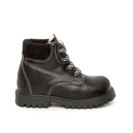 Ghete copii piele Luca Pj Shoes nero [2]
