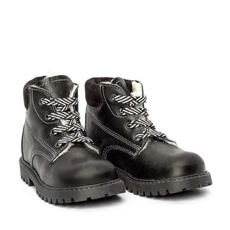 Ghete si Cizme de blana - Ghete copii piele Luca Pj Shoes nero